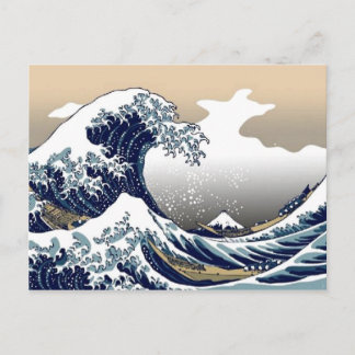 Carte postale Big Wave Japanese Art