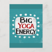 Carte postale Big Yoga Energy