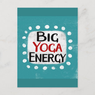 Carte postale Big Yoga Energy