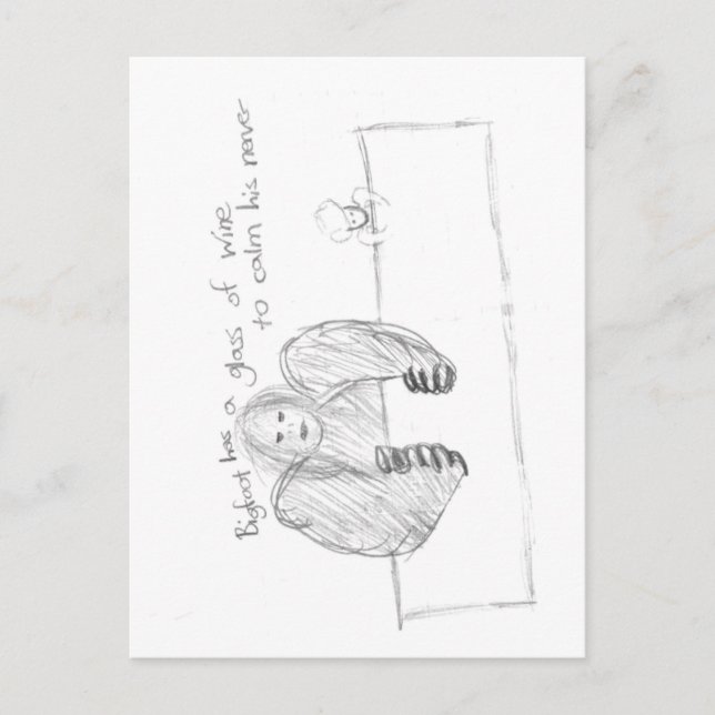 Carte Postale Bigfoot (Devant)