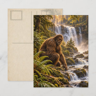 Carte postale Bigfoot Gardien de Cascade
