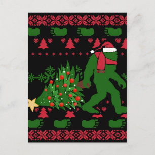 Carte Postale Bigfoot on genou