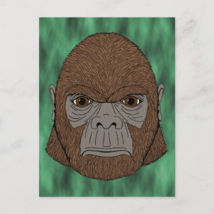 Carte postale Bigfoot Portrait 1 (Ape-Like)
