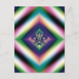 Carte Postale Bijoux arc-en-ciel