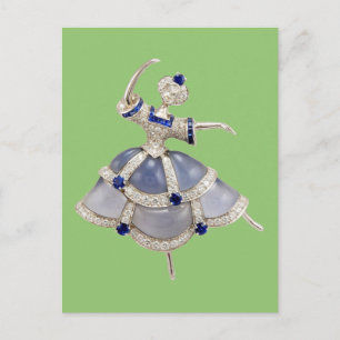 Carte Postale Bijoux Ballerina