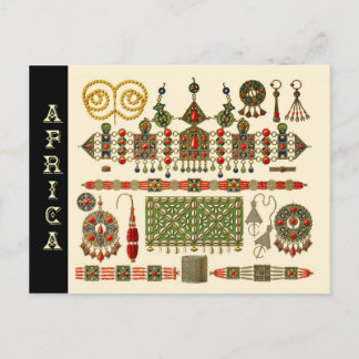 Carte Postale Bijoux du peuple Kabyle en Algérie