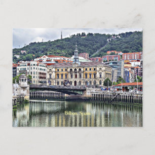 Carte Postale Bilbao, Espagne, photo du paysage urbain