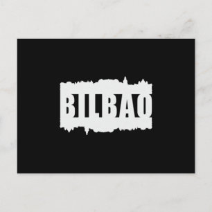Carte Postale Bilbao Espagne Ville Skyline Cadeau Drôle