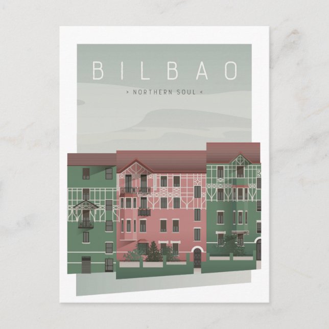 Carte Postale BILBAO ・ Soul du Nord ・ Kirikiño (Devant)