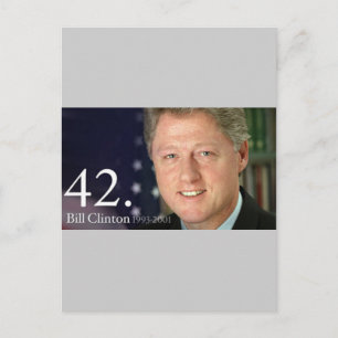 Carte Postale Bill Clinton