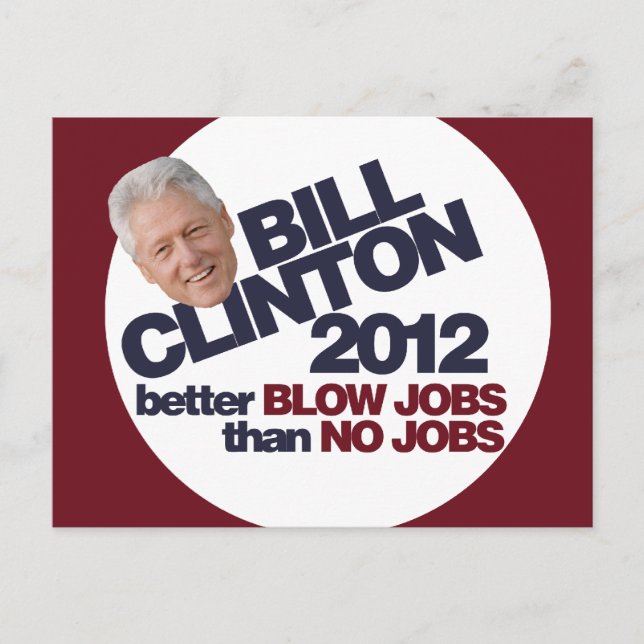 Carte Postale Bill Clinton 2012 (Devant)