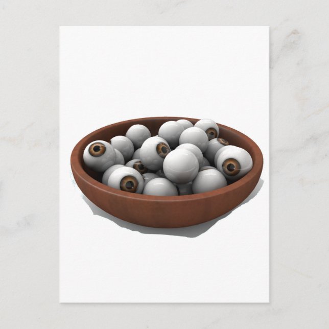 Carte Postale billes d'halloween (Devant)