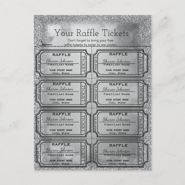 Carte Postale Billets de roulettes d'argent (Devant)