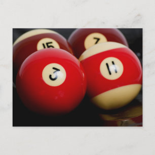 Carte Postale Billiard Balls