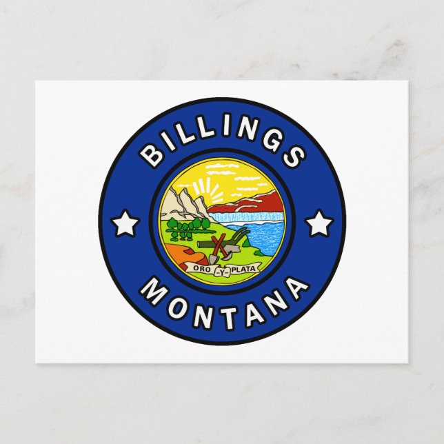 Carte Postale Billings Montana (Devant)