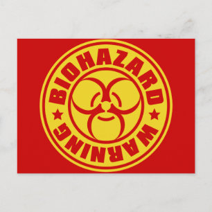 CARTE POSTALE BIOHAZARD
