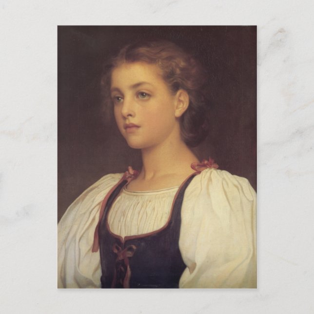 Carte Postale Biondina - Lord Frederick Leighton (Devant)