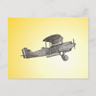 Carte Postale Biplane