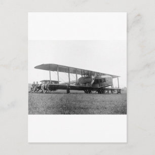 Carte Postale Biplane Airliner, 1919