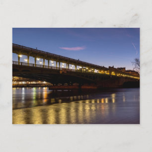 Carte Postale Bir-Hakeim bridge at dawn in winter - Paris