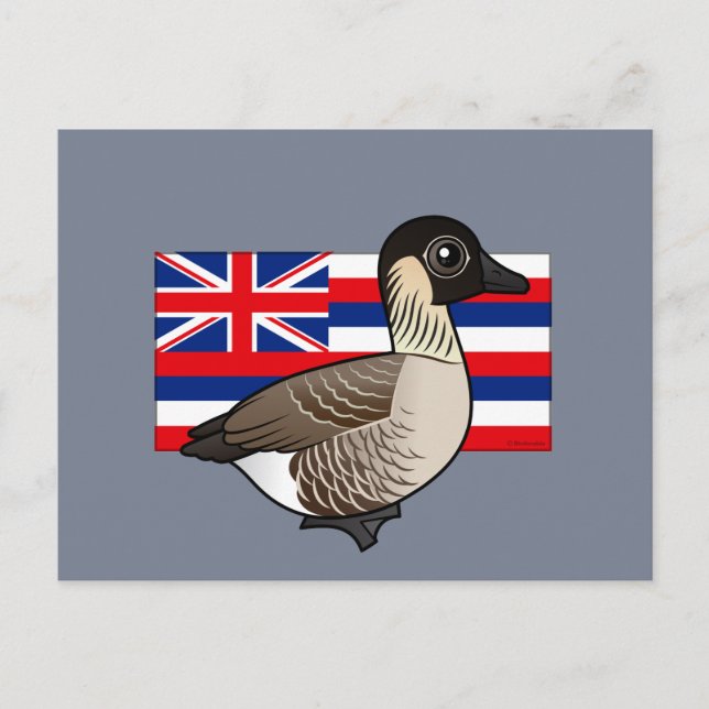 Carte Postale Birdable d'État d'Hawaii : Nene (Devant)
