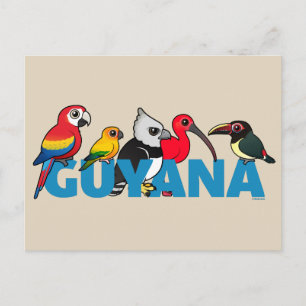 Carte Postale Birdable Guyana