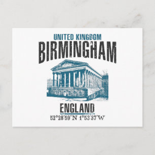 Carte Postale Birmingham