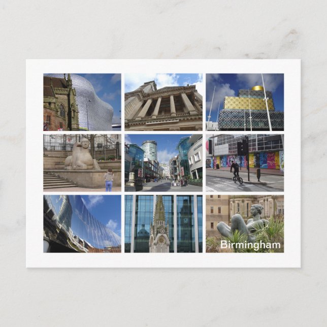 Carte Postale Birmingham (Devant)