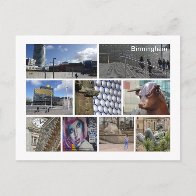 Carte Postale Birmingham (Devant)