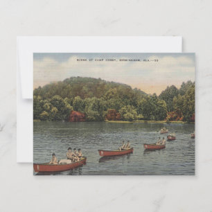 Carte Postale Birmingham AL Camp Cosby 1940 Vintage