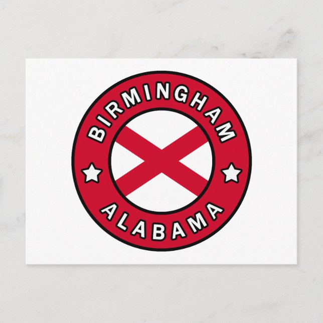 Carte Postale Birmingham Alabama (Devant)