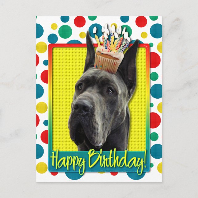 Carte Postale Birthday cupcake (Devant)