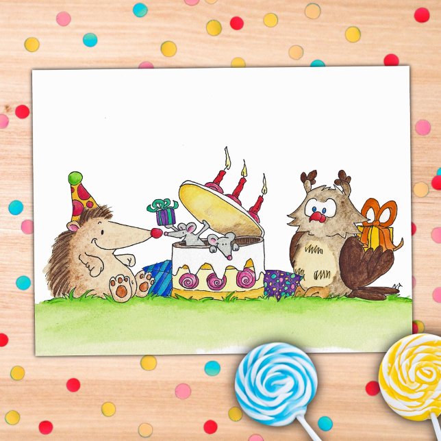 Carte postale BIRTHDAY SURPRISE par Nicole Janes (Créateur téléchargé)