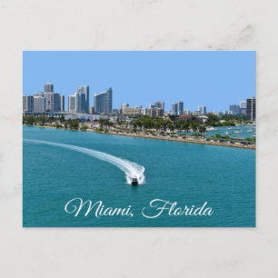 Carte postale Biscayne Bay Miami Beach Floride