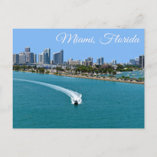 Carte postale Biscayne Bay Miami Beach Floride