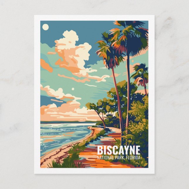 Carte Postale Biscayne National Park Florida USA National Parks (Devant)