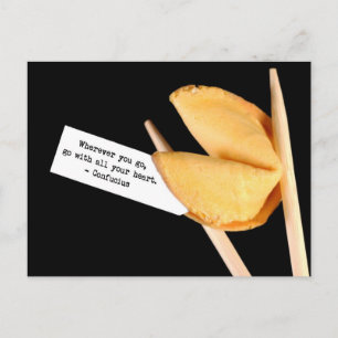 Carte Postale biscuit chinois