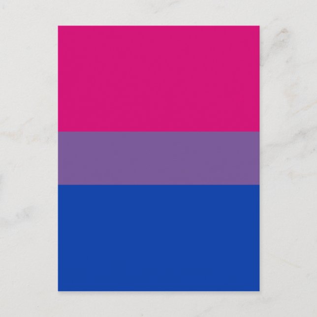 Carte Postale Bisexual pride (Devant)
