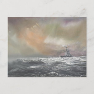 Carte Postale Bismarck signaux Prinz Eugen 0959hrs 24 mai