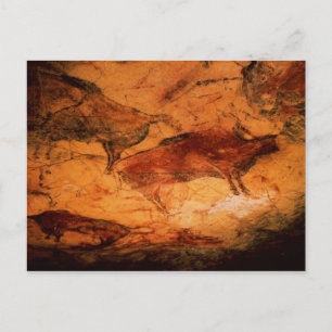 Carte Postale Bison from the Caves at Altimira, c.15000 BC