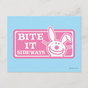 Carte Postale Bite it Sideways