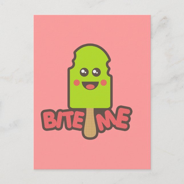 Carte Postale Bite-moi (Devant)