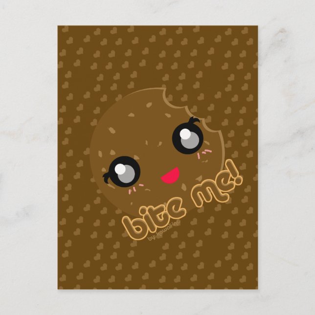 Carte Postale Bite-Moi ! édition cookie (Devant)
