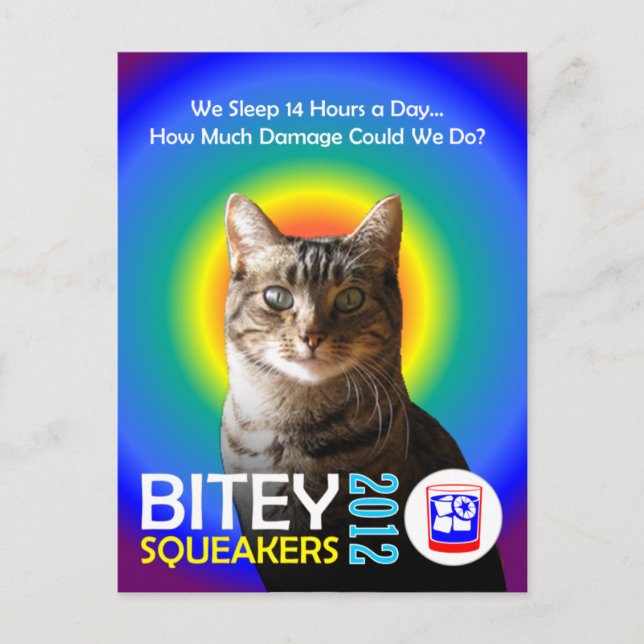 Carte postale Bitey/Squeakers Ticket (TM) 3 (Devant)