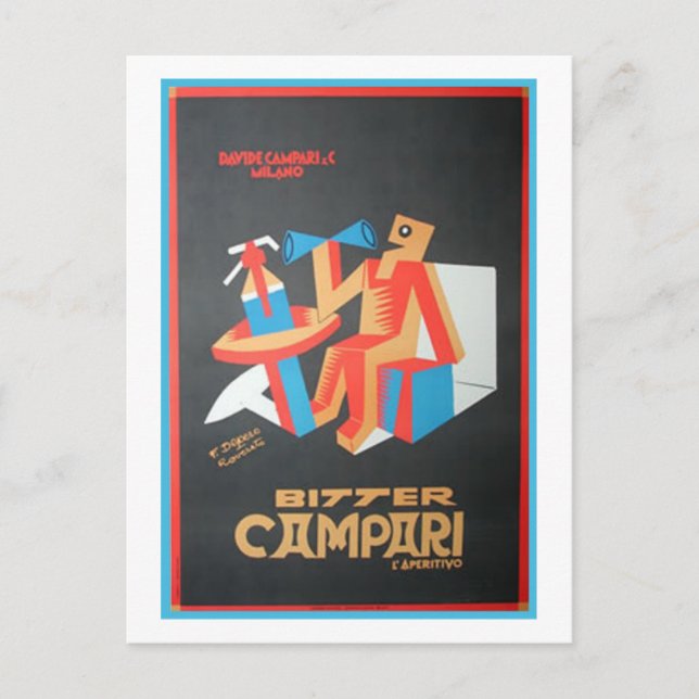 Carte Postale Bitter Campari (Devant)