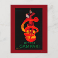 Bitter Campari Poster Vintage Europe
