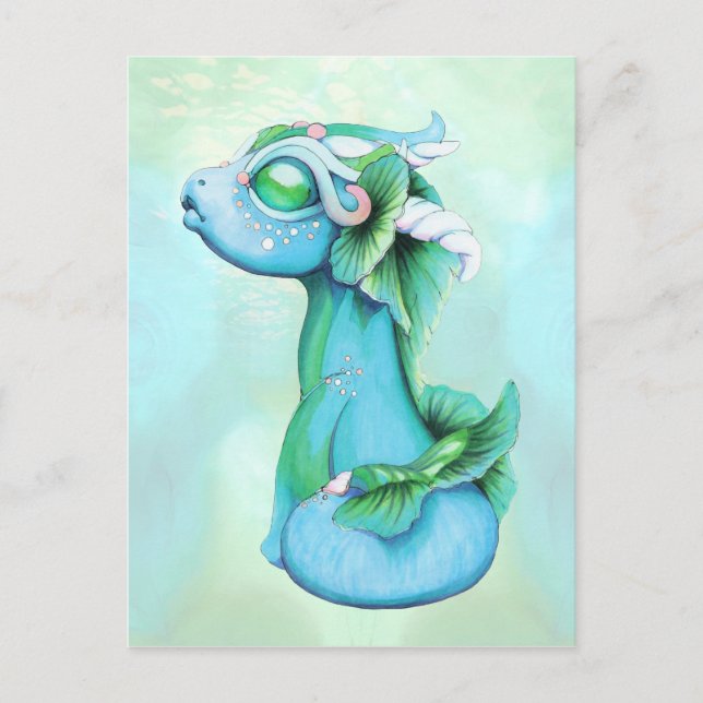 Carte Postale Bitty Water Dragon (Devant)