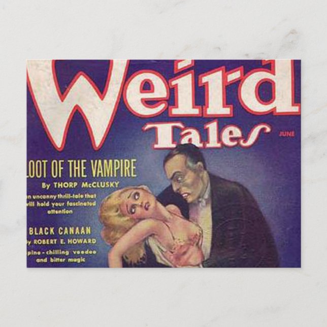 Carte Postale Bizarre Contes Vampire Comique Livre (Devant)