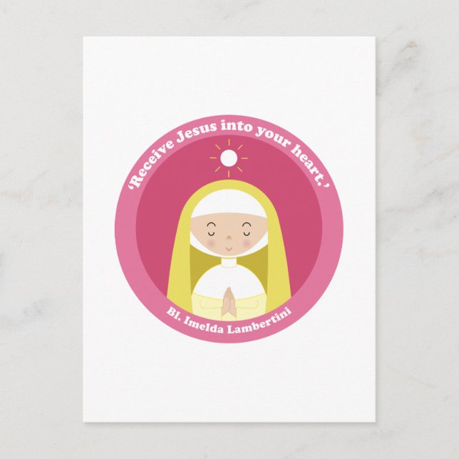 Carte Postale Bl. Imelda Lambertini (Devant)