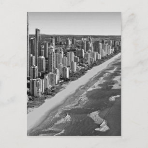 Carte Postale Black and White Australia Gold Coast